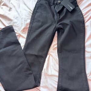Fashion Nova Black Flare Jeans